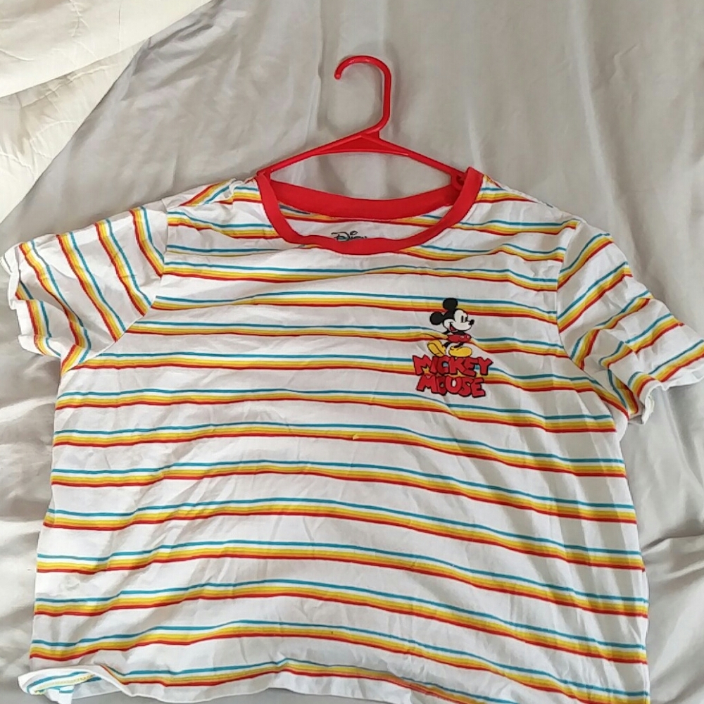 Retro mickey mouse crop tee